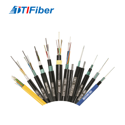La fibre optique de Ftth interface le câble 2/4/6/8 d'intérieur extérieurs de mode unitaire de noyau