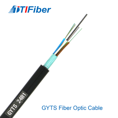 Le mode unitaire de G652d a échoué l'utilisation extérieure blindée Gyts 2 - de câble optique de fibre le noyau 288