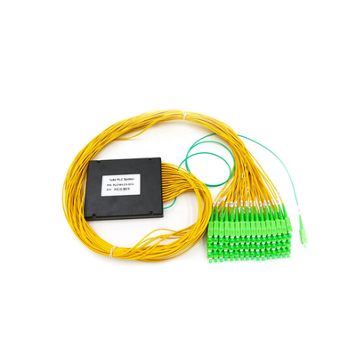 le diviseur optique de fibre de PLC d'équipement de 1x8 1x16 1x32 1x64 Ftth fournissent le service d'OEM