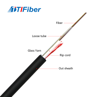 Utilisation d'intérieur/extérieure de câble optique de fibre de mode unitaire de Gjyxfh d'application