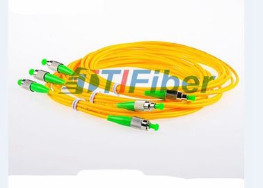 Guêpe optique de PVC du simplex 3.0mm de corde de correction de fibre de FC/APC-FC/APC