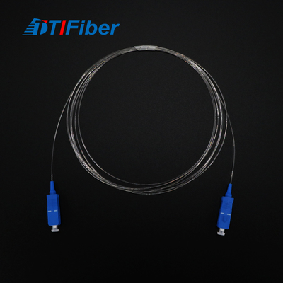 Corde de correction optique invisible transparente de fibre SC/UPC-SC/UPC à l'utilisation d'intérieur de pièce