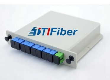 1X8/ diviseur optique de la fibre 1x16 avec le module de diviseur du connecteur de SC/UPC/PLC (type d'insertion)