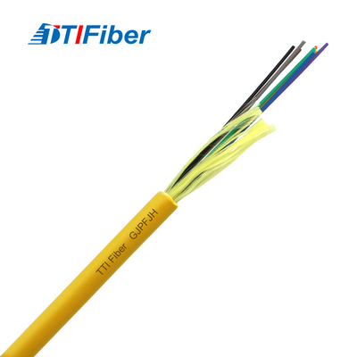 Câble tendu de fibre de mode unitaire de tampon de GJPFJH Multicord pour d'intérieur