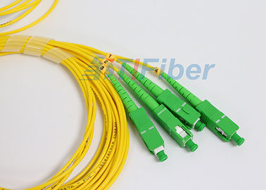 SC/APC en forme de boîte 1 x diviseur optique de câble à fibres optiques de Digital de diviseur de la fibre 4