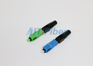 Le câble optique de fibre de fil de fibre de connecteur de baisse unimodale de Sc optique/PC jeûnent des connecteurs