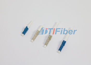 Duplex LC de mode unitaire/cables connecteur optiques fibre de PC pour le réseau de FTTX