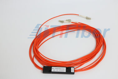 Fibre optique de diviseur de FTTH LC/RPA 1 x 2 avec le câble de fibre de 3.0mm G657A