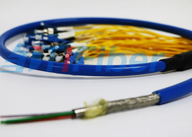 Tresse optique de fibre d'armure de Sc de St LC FC à plusieurs modes de fonctionnement pour le tableau de connexion des fibres et l'adaptateur de fibre