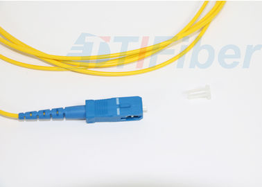 Mode unitaire recto de corde de correction de fibre de Sc/UPC pour le réseau de FTTH, adapté aux besoins du client longueur