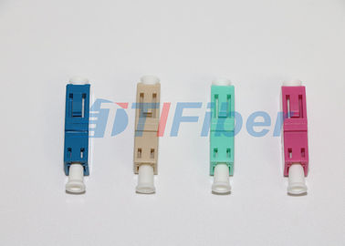Prise optique de fibre de fiabilité, mode unitaire d'adaptateur d'accouplement de bride de LC