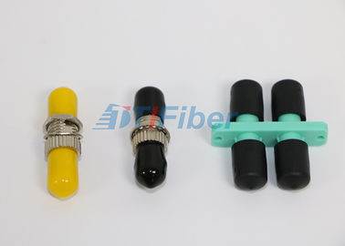 Connecteur optique compact de fibre de St de duplex avec la douille en céramique ou en bronze