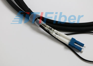 DLC/PC 7,0 millimètres de fibre de corde de correction optique extérieure duplex pour le réseau de FTTA