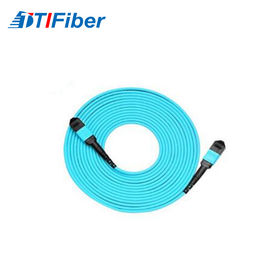 câble à fibres optiques de fibre multinucléaire de SM de millimètre de corde de correction de fibre multimode de la longueur MPO de 3M