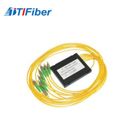 Les ABS jaunes adaptés aux besoins du client de diviseur de fibre d'ABS de FTB enferment dans une boîte le tresse optique de fibre de RPA