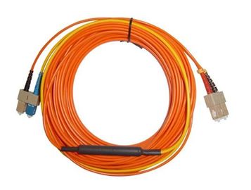 Sc RPA - corde de correction de fibre optique de réseau de Sc RPA, noir blanc orange