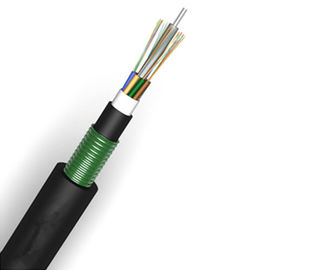 Longue distance blindée en aluminium de la bande GYTA53 de fibre de tube lâche en acier de câble Ethernet optique
