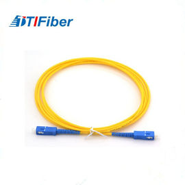 Corde de correction optique unimodale de fibre du simplex LSZH pour le Sc/RPA du réseau 2.0mm de FTTH