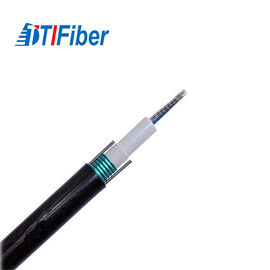 Antenne extérieure GYXTW de noir de câble optique de fibre de compte de 8 fibres unimodale