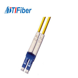 Tresse 9/125 LC, ligne optique de fibre du SM optique de fibre de 0.9mm OFNP avec revêtu