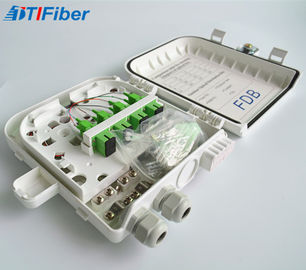8 adaptateur optique/tresse de la boîte de distribution de fibre de ports SC/APC 10 ans de garantie