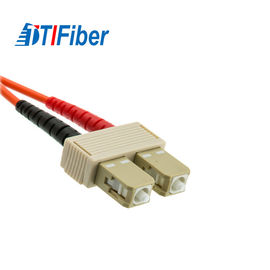 Perte de rendement élevé optique de corde de correction de fibre de SC-SC avec le connecteur du SM millimètre de Sc UPC de St de LC FC