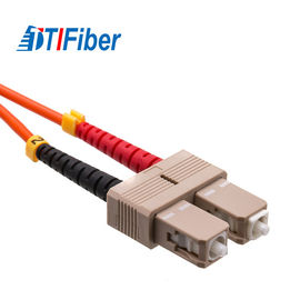 Perte de rendement élevé optique de corde de correction de fibre de SC-SC avec le connecteur du SM millimètre de Sc UPC de St de LC FC