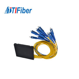 Module de l'ABS 1X8 du diviseur 2.0mm 1.5M de câble à fibres optiques du connecteur SC/UPC Digital