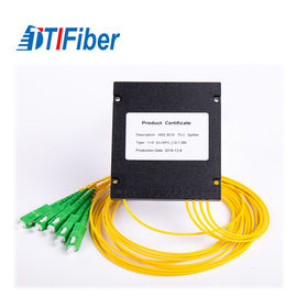 Les ABS optiques du diviseur 1x4 SC/APC de fibre de système de FTTX enferment dans une boîte la longueur d'onde de fonctionnement de PLC 1260-1650