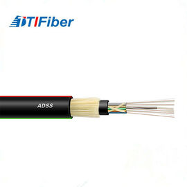 Utilisation extérieure de télécommunication de noyau du mode unitaire 16 de câble à fibres optiques de fibre d'ADSS