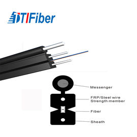 Type plat optique d'arc de noyau du câble G652d G657A OS2 LSZH 1/2 de réseau de fibre de mode unitaire