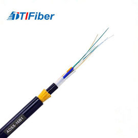 12 Spam optique 120m du câble ADSS de réseau de fibre de noyau toute la gaine simple de soutien diélectrique d'individu