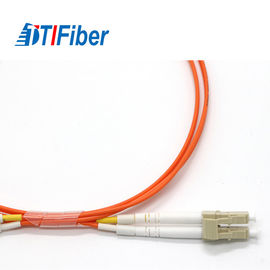 La basse correction optique de fibre multimode de perte par insertion câble le millimètre 62,5 OM1 LC au type de LC