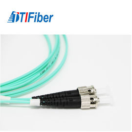 Corde de correction optique de fibre d'Aqua FC aux fibres multi RoHS du duplex 1-144 de LC conforme