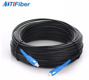 Corde de correction optique d'intérieur de fibre de câble d'interface de FTTH unimodale avec le connecteur de St FC de Sc LC