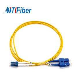 Types de fibre de la corde de correction de fibre multimode de LC-SC UPC G652D divers 2.0mm PVC/LSZH