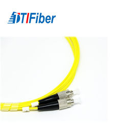 Câble optique Jumper Low Insertion Loss de réseau de fibre de St/St 2.0mm de duplex de mode unitaire