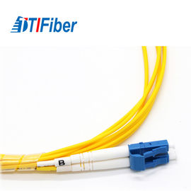 La correction de fibre de duplex de mode unitaire du SM LC-LC câble la réflexion lombo-sacrée