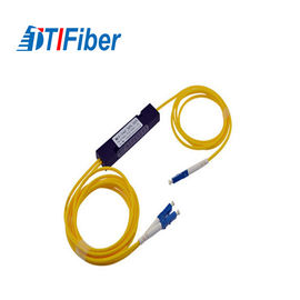 Les ABS de PLC optiques 1310/1550nm 0.9mm de diviseur de fibre de FBT 1X2 2x2 dactylographient pour le système de FTTX