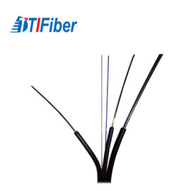 Câble blindé optique de fibre de mode unitaire, 1/4 câble d'interface de Ftth de noyau 1km adapté aux besoins du client