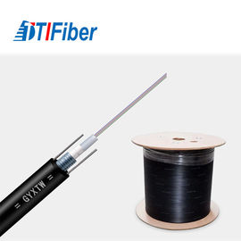 Application de télécommunication de veste de PVC de mode unitaire de noyau du câble optique 4 de fibre de GYXTW