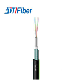 Tube lâche central unimodal optique GYXTW blindé de câble de réseau de fibre de G652D