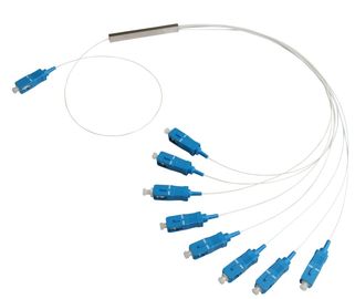 Diviseur unimodal de câble à fibres optiques de connecteur de Sc pour la distribution de signal optique