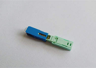 Connecteur optique unimodal rapide de fibre de Sc d'UPC RPA avec la fibre à l'intérieur