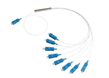 Paquet en acier optique de tube de diviseur de fibre de PLC 1×8 et LSZH