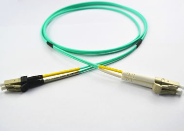Mini corde de correction optique de fibre de LC avec la veste d'OM3 LSZH, OS1/OS2/OM1/OM2