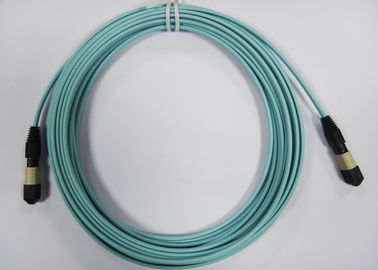Corde de correction optique de fibre d'OM3/OM4 MPO pour l'arrêt actif de dispositif