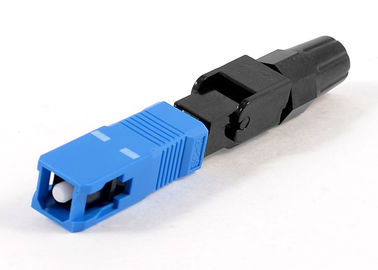 Cables connecteur optiques à plusieurs modes de fonctionnement de fibre de Sc avec l'olive polie de fibre