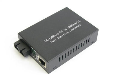 convertisseur optique d'Ethernet de fibre de 10/100M, convertisseur de médias de mode unitaire