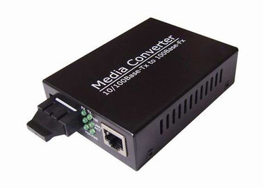 Choisissez/double convertisseur optique de médias de fibre avec demi/duplex